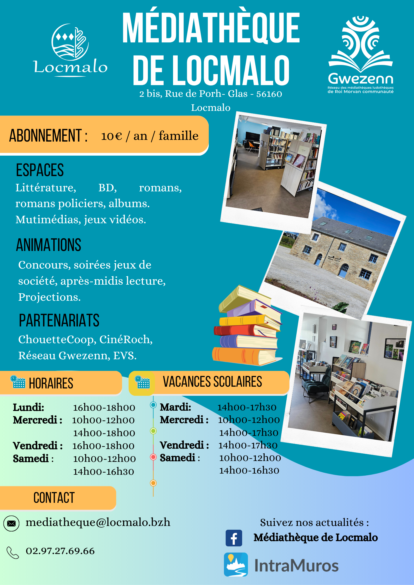 Flyer médiathèque 2025